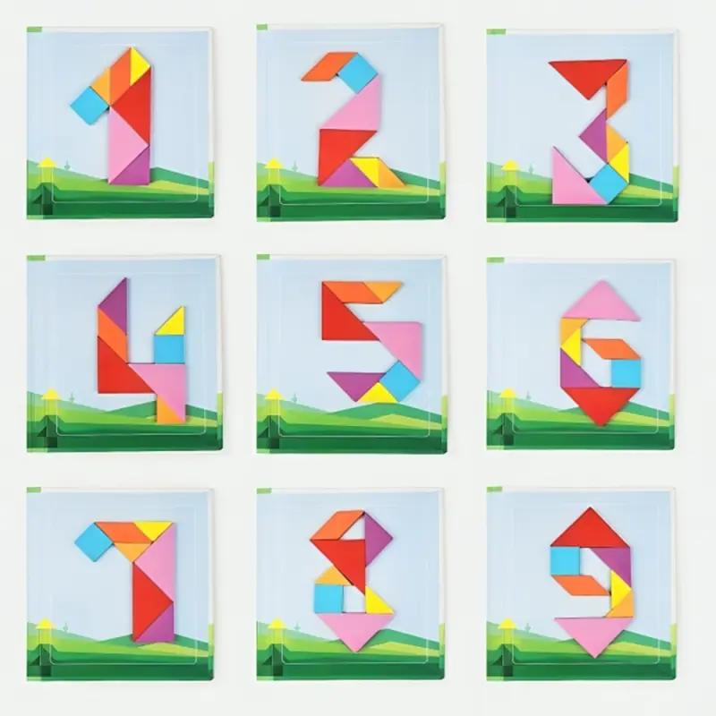 Magnetic Tangram Book